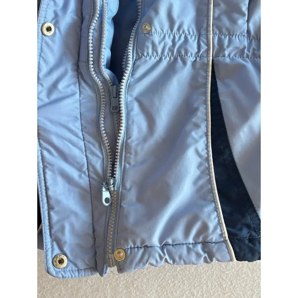 Osh Kosh B’Gosh Winter Ski Jacket Girls Size 5 Full Zip Lined Blue